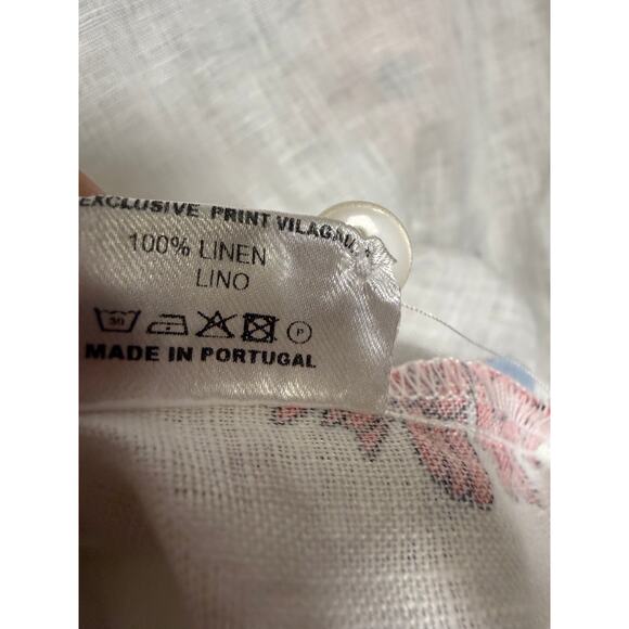 Vilagallo Louisa Pure Linen Blouse Sz. 36 (US S 4-6) - Picture 7 of 8